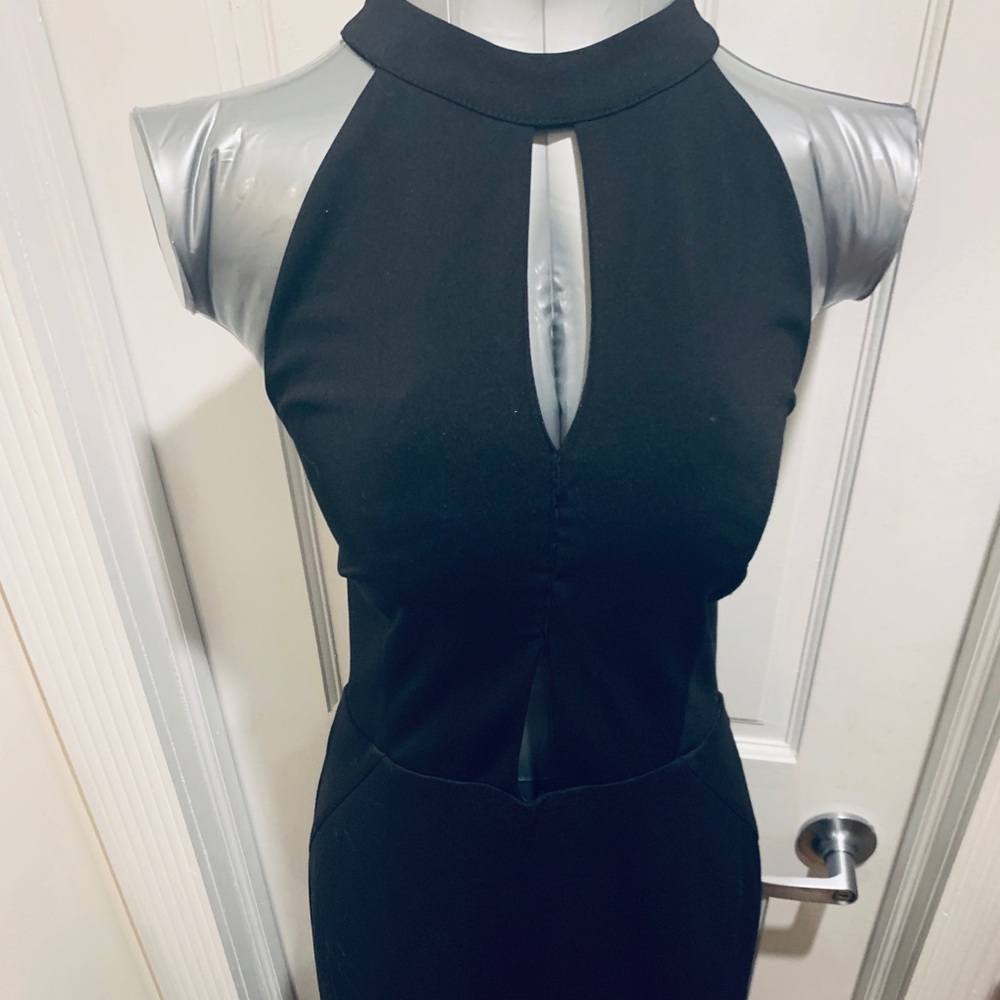 Stunning women’s black evening dress